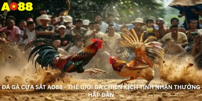 Đá gà cựa sắt Ao88 - Thế giới gà chiến kịch tính nhận thưởng hấp dẫn